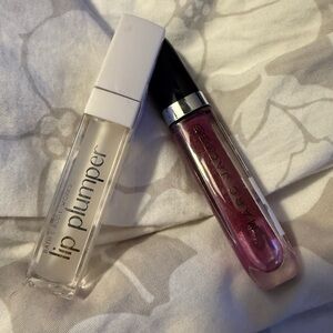 Marc Jacobs Clear and Purple Lip Gloss Duo